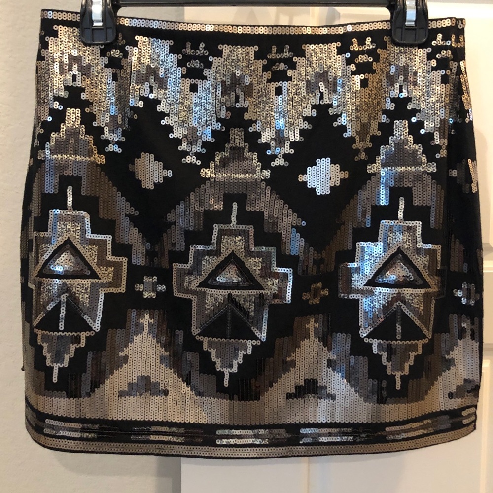 Express Mini Sequin skirt